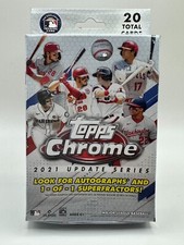 Marketplace image: 2021 Topps Chrome Baseball Update Hanger Box Factory Sealed Auto Superfractors
