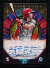 Marketplace image: 2019 Bowman Draft Chrome Class of Superfractor 1/1 Bryson Stott Auto 0b67