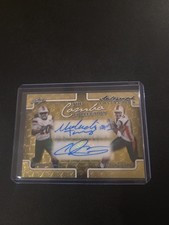 Marketplace image: 2026 Leaf Auto Collection 1/1 Malachi Toney Andre Johnson Gold Superfractor Dual