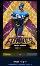 Marketplace image: Topps Bunt 2026 Bryce Harper Finest Forces Superfractor 1/1 (Legendary)