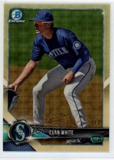 Marketplace image: 2018 Bowman Chrome Prospects Superfractor 1/1 Evan White #BCP98 10no