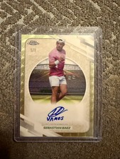 Marketplace image: 2026 Topps Chrome Tennis Sebastian Baez 1/1 SUPERFRACTOR AUTO On-Card Vamos!