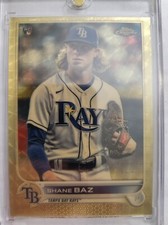 Marketplace image: Shane Baz RC 2022 Topps Chrome Image Variation Superfractor 1/1 Tampa Bay #201