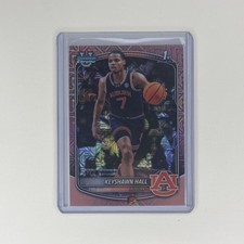 Marketplace image: 25-26 Bowman  Chrome Prospects Keyshawn Hall #BCP-60 Rose Gold  Superfractor 1/1