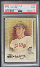 Marketplace image: 2020 Allen & Ginter Chrome Carlton Fisk Superfractor 1/1  One of One PSA 9