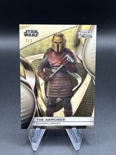 Marketplace image: 2025 Star Wars Smugglers Outpost Chrome Black The Armorer Superfractor 1/1