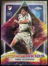 Marketplace image: 2026 Topps Chrome MLS Tanner Rosborough #WK-12 Wonderkids RC SUPERFRACTOR 1/1 🔥