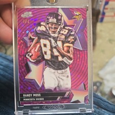 Marketplace image: Topps Chrome Cosmic 2025 Randy Moss Minnesota Vikings Pink Starfractor SSP 1/1
