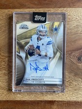 Marketplace image: 2025 TOPPS CHROME BLACK DAK PRESCOTT SUPERFRACTOR AUTO 1/1