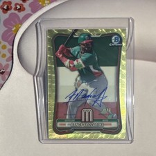 Marketplace image: 2026 Bowman Chrome Randy Arozarena WBC Auto Gold Superfractor 1/1  AUTO WBC-31