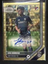 Marketplace image: 2026 MLS Chrome Luca Bombino Superfractor Auto 1/1 Sdfc Stoke City Fc