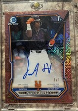 Marketplace image: 2026 Bowman Chrome Yunior Amparo 1st Auto CPA-YA 1/1 Mets
