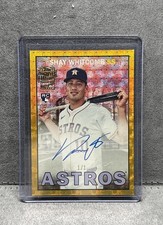 Marketplace image: 2025 Topps Archives Autographs - Shay Whitcomb 1/1 Gold Superfractor