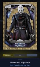 Marketplace image: Grand Inquisitor 1/1 Superfractor 1cc Star Wars Card Trader Topps Chrome 2026