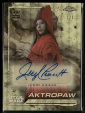 Marketplace image: 2024 Topps Chrome Star Wars Aktropaw Debut Superfractor Auto 1/1