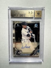 Marketplace image: Victor Victor Mesa 2019 Bowman Chrome 1st RC Superfractor Auto 1/1 BGS 9.5/10