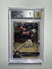Marketplace image: Joe Dunand 2018 Bowman Chrome 1st Rookie Card RC Superfractor Auto 1/1 BGS 9/10