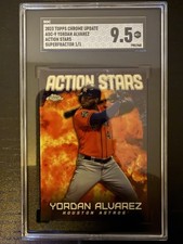 Current marketplace image for 2023 Topps Chrome #ASC-9 Yordan Alvarez Superfractor Superfractor 1/1
