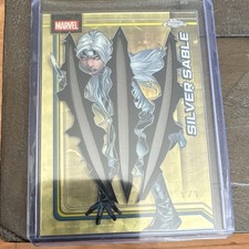 Marketplace image: 2026 Topps Chrome Marvel Silver Sable 1/1 Wolverine Die Cut SuperFractor #158