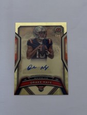 Marketplace image: 2024 Topps Resurgence - Rookie Signatures Drake Maye Superfractor 1/1 Auto