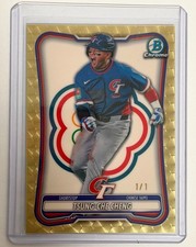Marketplace image: TSUNG-CHE CHENG 2026 BOWMAN CHROME WORLD BASEBALL CLASSIC SUPERFRACTOR 1/1 Q0282