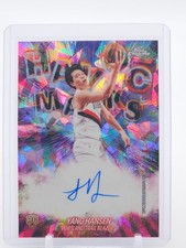 Marketplace image: YANG HANSEN 2025-26 TOPPS CHROME UPD SAPPHIRE PADPARADSCHA ROOKIE AUTO 1/1 Q2215