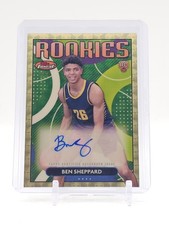 Marketplace image: BEN SHEPPARD 2023-24 TOPPS FINEST ROOKIES SUPERFRACTOR ROOKIE RC AUTO 1/1 Q8124