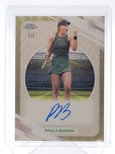 Marketplace image: PAULA BADOSA 2026 TOPPS CHROME TENNIS SUPERFRACTOR AUTO 1/1 #AO-PBA Q8134