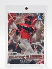 Marketplace image: ELLY DE LA CRUZ 2026 BOWMAN CHROME ELECTRIC SLUGGERS 1/1 SUPERFRACTOR SSP Q8210