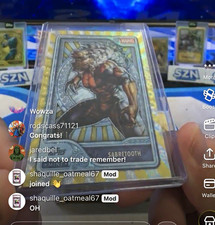 Marketplace image: Topps Marvel Mint Sabretooth Foil Super Fractor Trading 1/1
