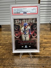 Current marketplace image for 2024 Bowman #IT-14 In Tune Emil Morales Superfractor 1/1
