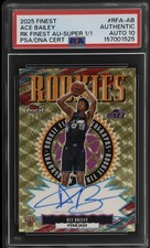 Marketplace image: 2025 Topps Finest Ace Bailey Rookie Auto RC Superfractor 1/1 PSA Authentic STAR