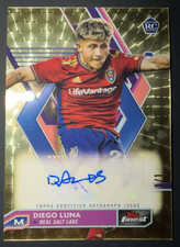 Marketplace image: 2023 TOPPS FINEST MLS SUPERFRACTOR GOLD ROOKIE AUTO SALT LAKE - DIEGO LUNA 1/1