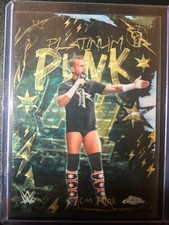 Marketplace image: CM Punk Superfractor 1/1 -Platinum Punk-  (WWE, Topps Chrome 2026) PLP-7