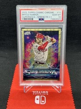 Marketplace image: 2022 Topps Cosmic Chrome - Supernova Bryce Harper #SN-11 SuperFractor 1/1