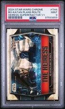 Marketplace image: 2024 Topps Chrome Star Wars The Heiress Bo-Katan Plans Route Superfractor PSA 9