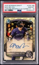 Marketplace image: 2025 Bowman Max Belyeu Superfractor 1/1 #CPA-MB