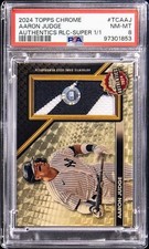 Marketplace image: 2024 Topps Aaron Judge Superfractor 1/1 #TCAAJ