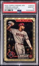 Marketplace image: 2024 Topps Jordan Lawlar Superfractor #USC51