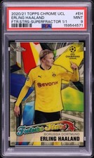 Marketplace image: 2020 Topps Erling Haaland Ftr.Strs-Superfractor 1/1 #EH