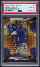 Marketplace image: 2023 Bowman Bobby Witt Jr. Superfractor #6
