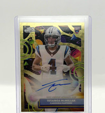 Marketplace image: Topps Cosmic Chrome Tetairoa McMillan Carolina Panthers RC Auto Superfractor 1/1