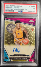 Marketplace image: 2023 Topps Chrome Maxwell Lewis Certified Rookie Auto Superfractor 1/1 PSA 7