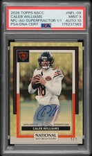 Marketplace image: 2026 Topps NSCC Caleb Williams Superfractor AUTO 1/1