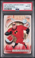 Marketplace image: 2026 TOPPS CHROME DISNEY #126 MR. INCREDIBLE SUPERFRACTOR 1/1 PSA 8 PIXAR