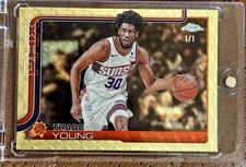 Marketplace image: 2025-26 Topps Chrome Thaddeus Young SUPERFRACTOR 1/1 Phoenix Suns #135  cc17