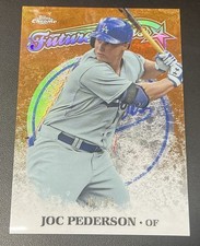 Marketplace image: 2015 Topps Chrome Superfractor Orange /25 Future Stars Joc Pederson #FSC-01 (RC)