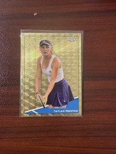 Current marketplace image for 2021 Topps Chrome Tennis #72 Taylah Preston Superfractor 1/1