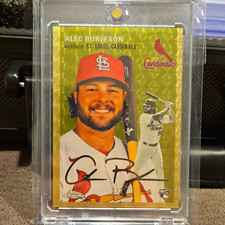Marketplace image: 2023 Topps Chrome Platinum Alec Burleson RC Auto SuperFractor 1/1 CPA-ABU