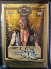 Marketplace image: 2026 Topps Chrome WWE Steve Austin Hall of Fame Auto #1/1 Superfractor HOF-SC